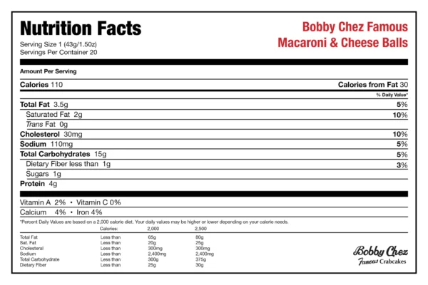 Bobby's Macaroni & Cheese Balls - Image 2